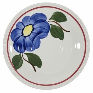 Blue Ridge Hand Painted Blue Flower 6" Plate Wall Home Decor Cottagecore Accent